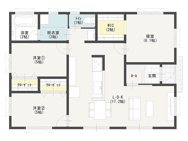 商品プラン間取り図