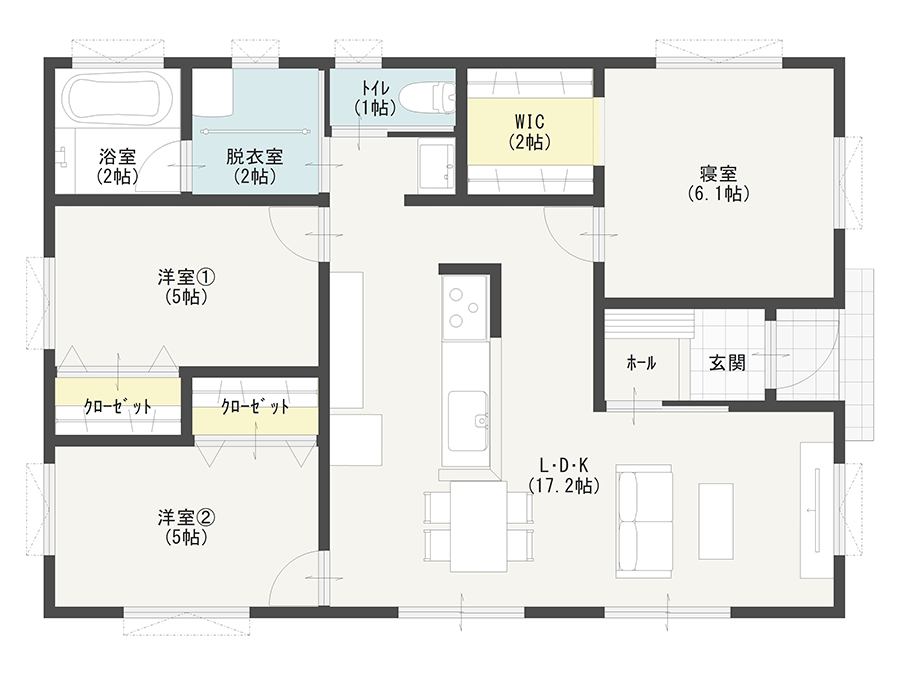 商品プラン間取り図